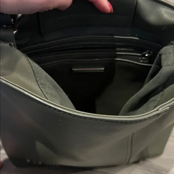 Steve Madden Sage Green Faux Leather Shoulder Bag Crossbody - Picture 3 of 9